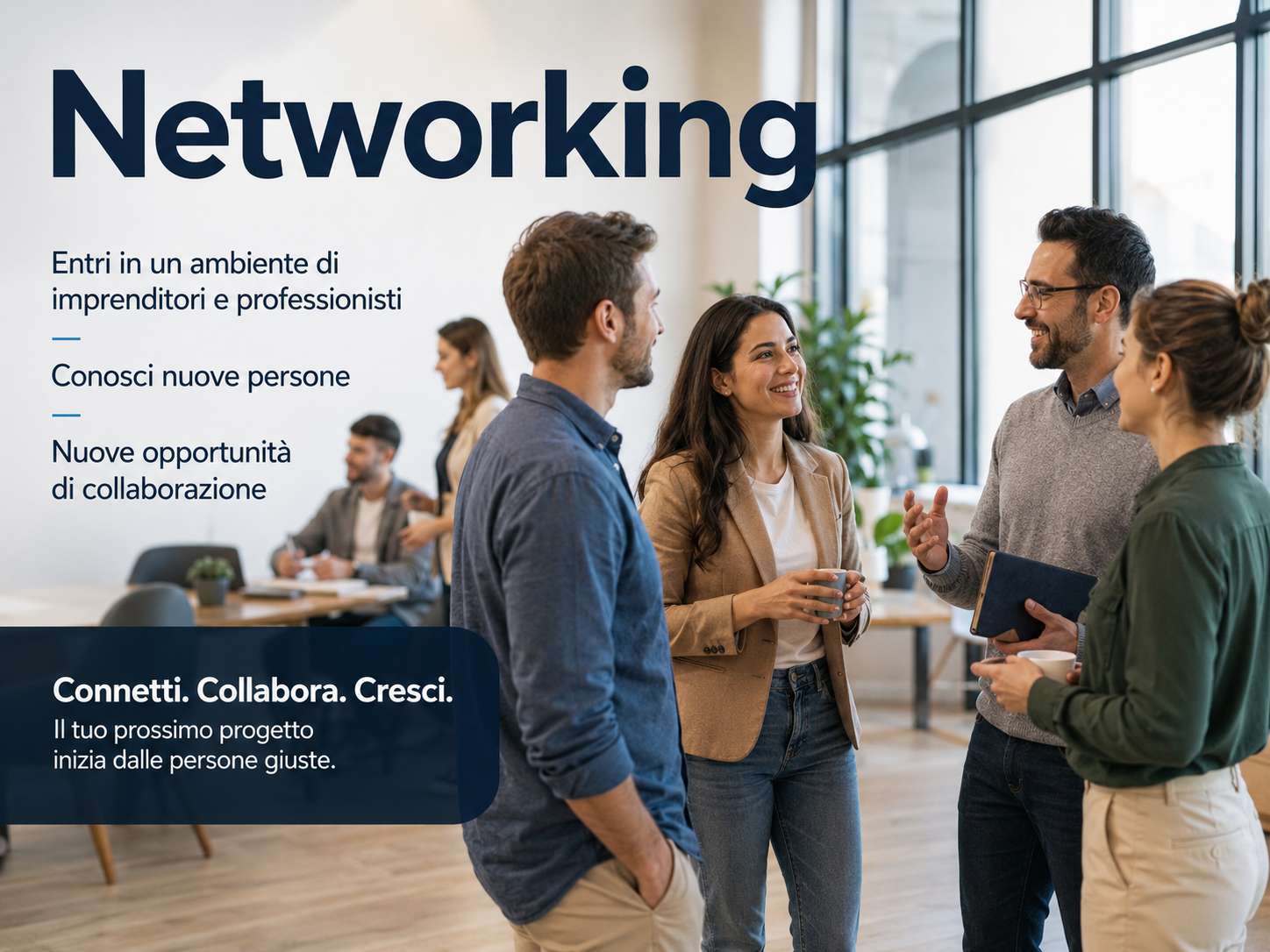 Networking tra imprese e professionisti a Coworking Company